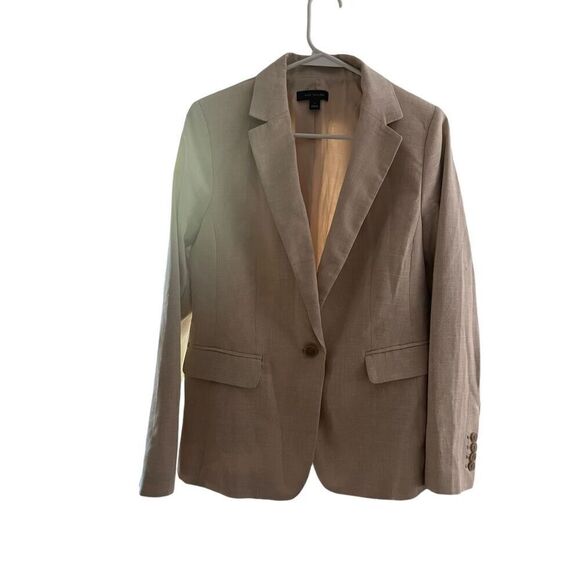 Anne Taylor Size 6 Suit Taupe Jacket - Picture 1 of 4